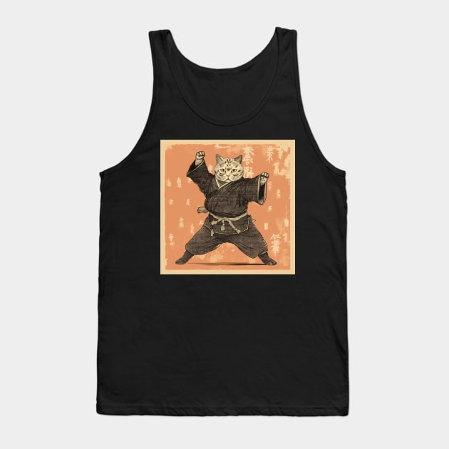 Edo cat Tank Top by SHAKIR GAUTAMA 